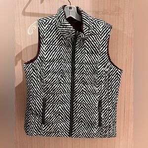 Tribal Red and Black Quilted Jacket